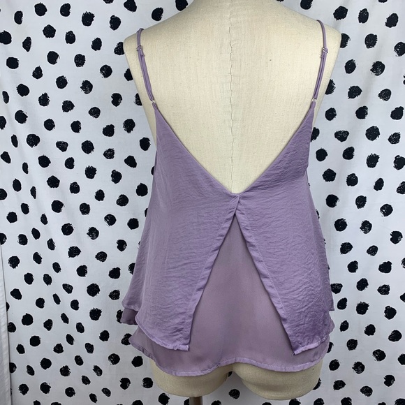 Valette Lavender Ruffle Tank Top - Picture 3 of 7
